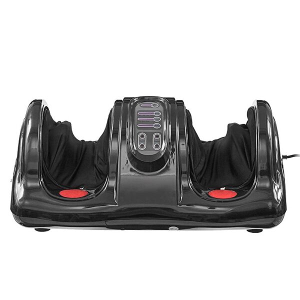 GYMLINE Corded Electric Foot Massager for Relaxation, Ideal for Home with 4 Automatic Programs and 3 Custom Massage Modes